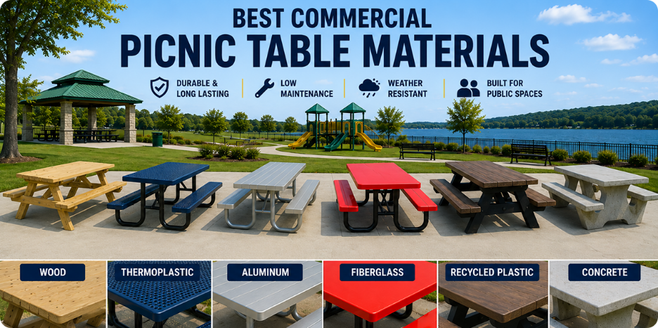Best Commercial Picnic Table Materials: Complete Buyer's Guide
